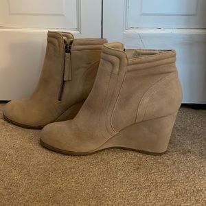 Tesha Suede Wedge Bootie